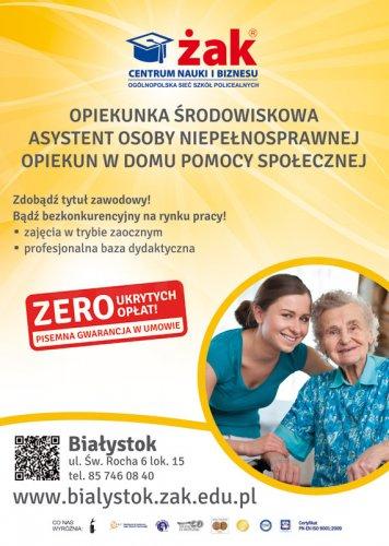 Kierunki opiekuńcze- zawód w 10 miesięcy - praca w Polsce i za granicą !
