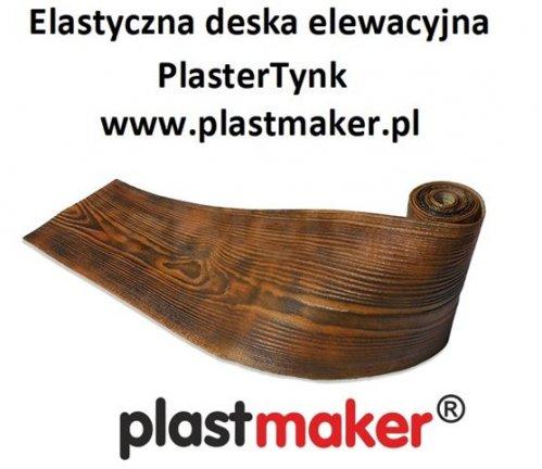 Elastyczna deska elewacyjna -  imitacja drewna PlasterTynk 
