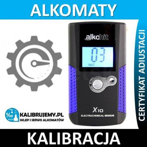 Kalibrowanie alkomatów ALKOHIT X3,X5,X10,X30,X35 w 24H