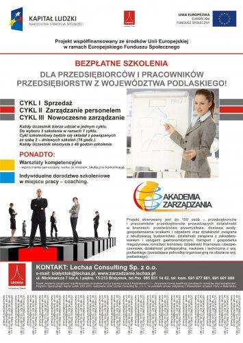 Bezpłatne szkolenia dla przedsiębiorców ipracowników z Bielska Podlaskiego