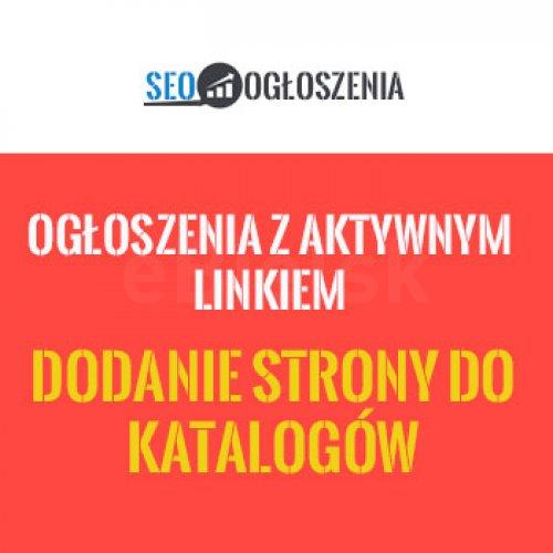 Ręcznie dodawanie OGŁOSZEŃ , pozycjonowanie stron KATALOGI > GRATIS STRONA WWW < SEO OGŁOSZENIA