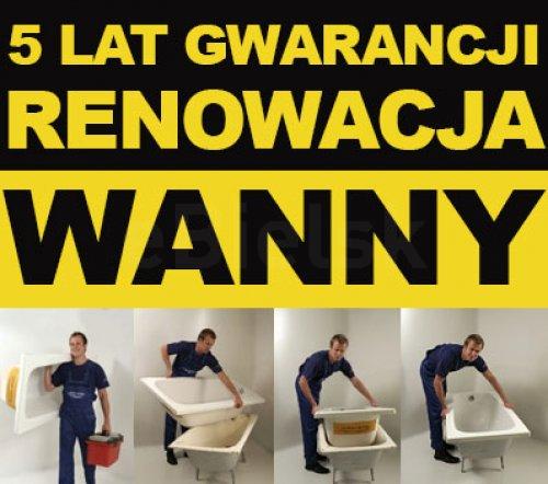 Renowacja wanny - 5 lat gwarancji  