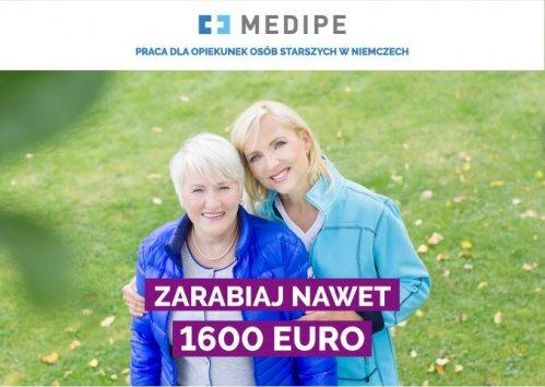 Opiekun lub Opiekunka Niemcy,1465 EURO z własnym mieszkaniem