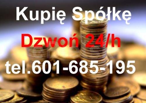 Kupię zadłużoną spółkę z o.o. S.A. Likwidacja tel. 601-685-195