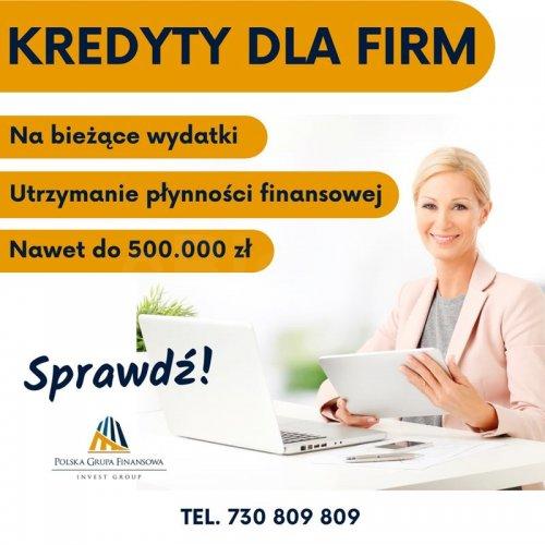 Kredyt dla Firm bez formalności wypłata w 24h. Na dowolny Cel