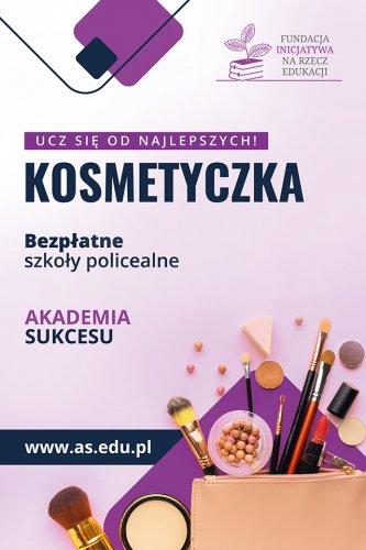 TECHNIK USŁUG KOSMETYCZNYCH-zapraszamy od września