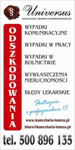 Odszkodowania z tytułu wypadków i innych zdarzeń. Bezpłatne porady. Kancelaria Prawno-Odszkodowawcza