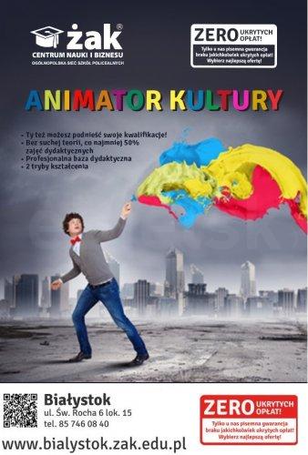 ANIMATOR KULTURY - dla energicznych osób pełnych pomysłów - SZKOŁA ARTYSTYCZNA