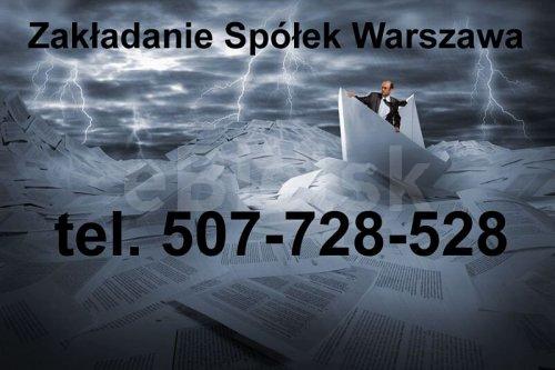 Zakładanie Spółek Warszawa tel. 507-728-528