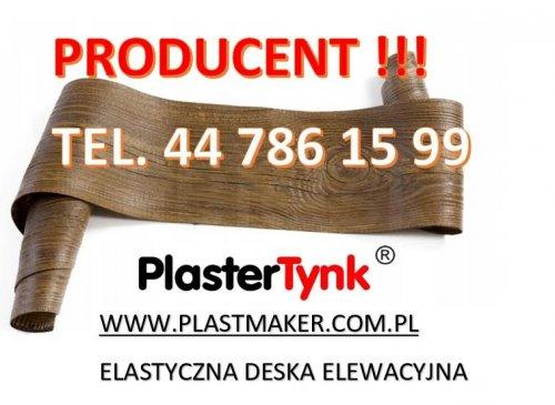 PlasterTynk ,elastyczna deska elewacyjna imitacja drewna.Dekostyl,perfectstyr,dekordeska,dekorlux 