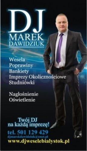 DJ / Prezenter Muzyczny Marek Dawidziuk