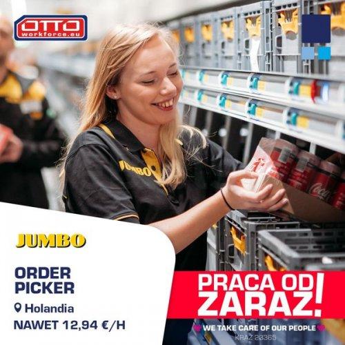 JUMBO - Zbieranie zamówień 12,99euro/h- NL