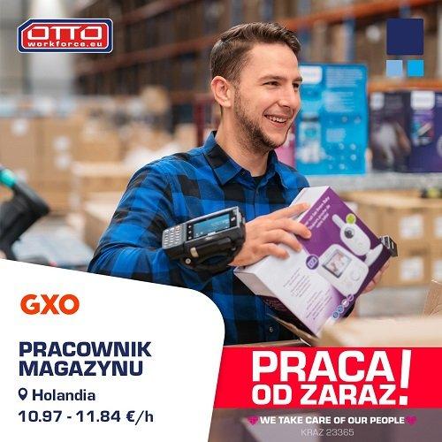 Praca na magazynie GXO z szerokim asortymentem- NL