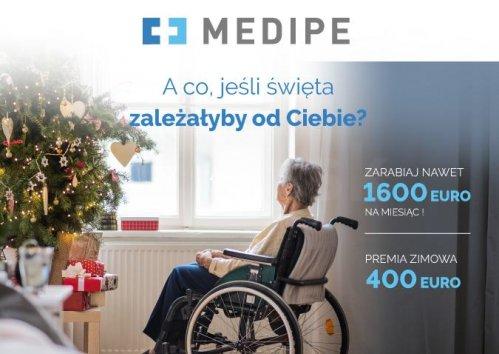 Opieka Niemcy 1530 EURO + DO 400 EURO PREMII ŚWIĄTECZNEJ