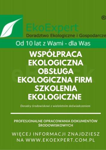 KOMPLEKSOWE USŁUGI ŚRODOWISKOWE OBSŁUGA FIRM DORADZTWO EKOEXPERT BIAŁYSTOK