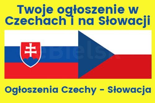 OGŁOŚ SIĘ W CZECHACH I NA SŁOWACJI - Twoje ogłoszenie w Czechach i na Słowacji / Ogłoszenia Czechy - Słowacja