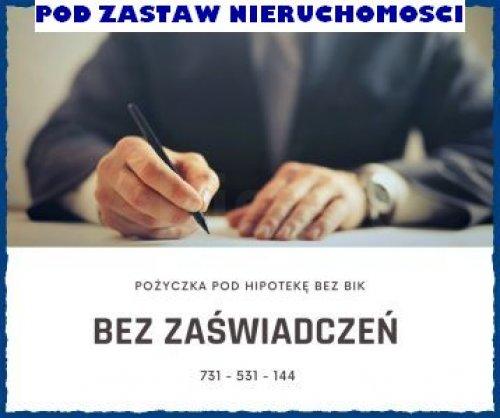 POZYCZKI PRYWATNE POD ZASTAW NIERUCHOMOSCI DO 10 MLN