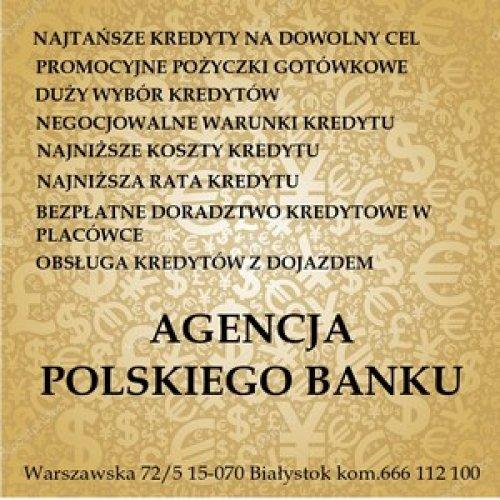 KORZYSTNE WARUNKI KREDYTOWE PROMOCJE KREDYTOWE BIAŁYSTOK WARSZAWSKA 72