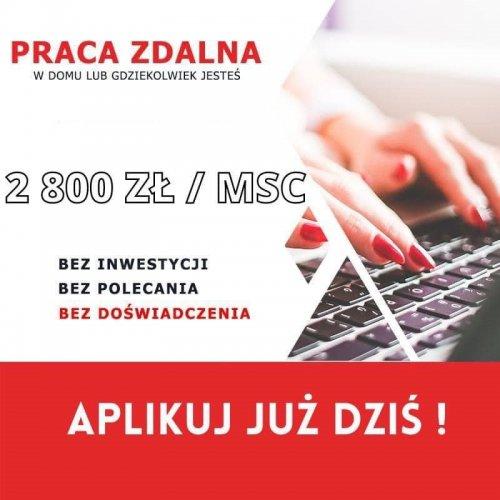 Praca Bez Doświadczenia / Dodatkowa lub Stała / Wypłata 2x