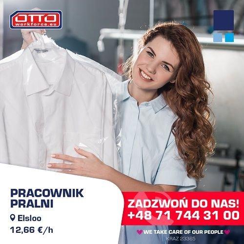 Praca w pralni przemysłowej bez doświadczenia- NL