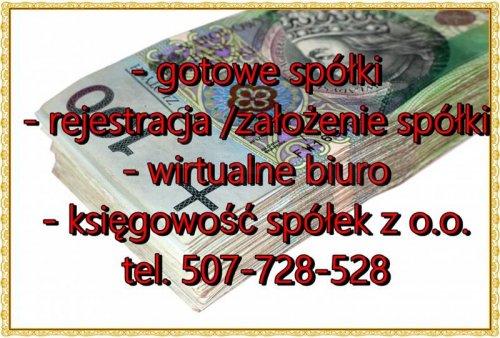 Sprzedam Gotową Spółkę, 1991-2017 rok założenia, tel: 507-728-528.