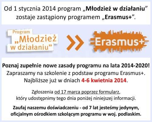 Erasmus+ i jego nowe zasady - są jeszcze wolne miejsca!