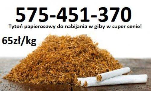   Tytoń papierosowy 65zł/kg super jakość szybka dostawa kurierem 575-451-37O