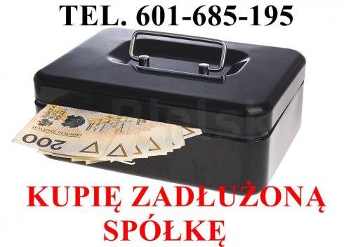 Kupię Zadłużoną Spółkę/JDG/299/586 K.s.h. Kontrole ZUS/UKC/UKS/KAS/JPK